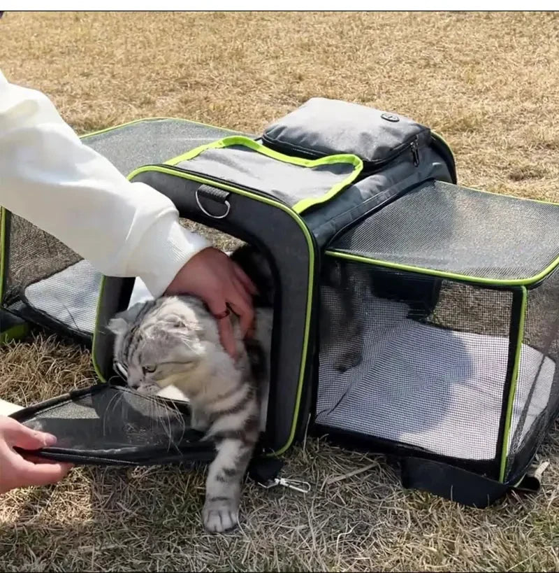 sac de transport pour chat Extensible