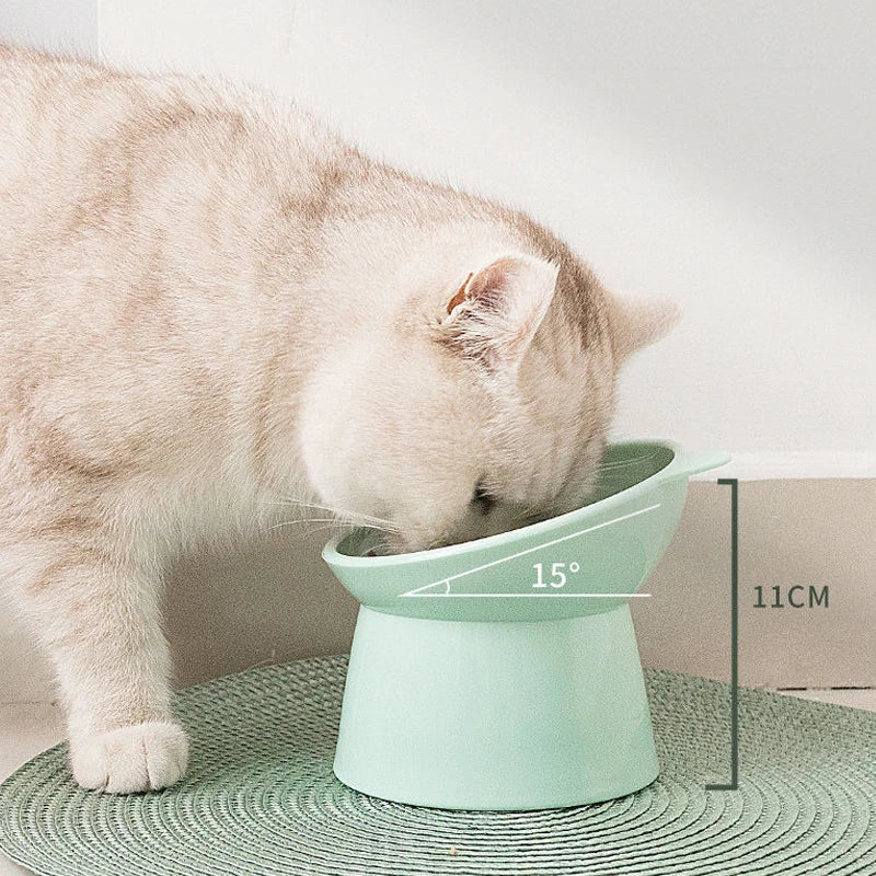 Gamelle pour chat surélevée