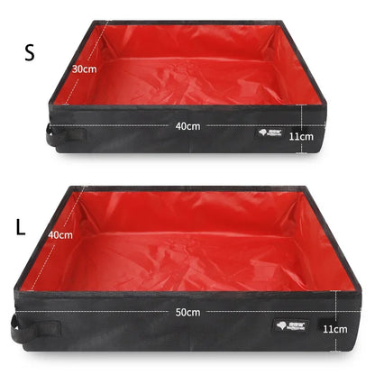 Bac à litière pliable