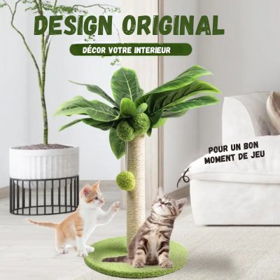 Arbre à chats " Palm tree Cats™ " - Les Félins Malins