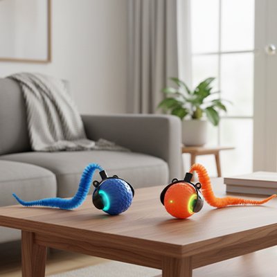 Balle interactive chat 