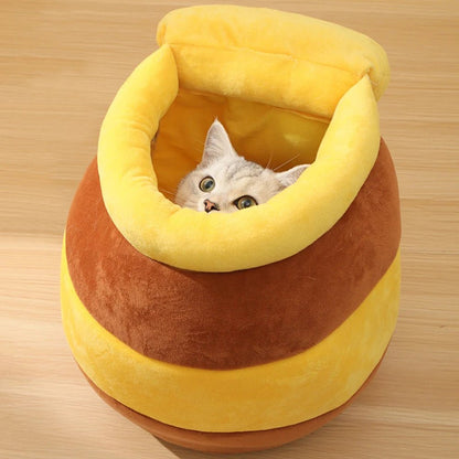 COUSSIN POUR CHAT| Dodo Pot de Miel™ - Les Félins Malins
