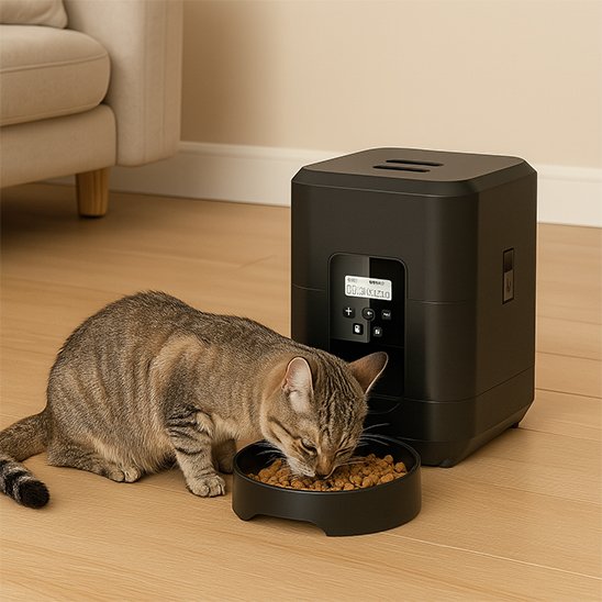 Distributeur de croquettes pour chat​ automatique 