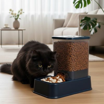Distributeur de croquettes pour Chat basic
