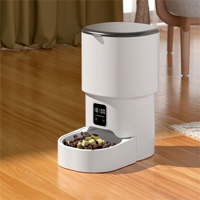 Distributeur de croquettes pour chat programmable 