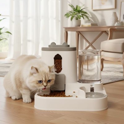 Distributeur de croquettes pour Chat taupe 