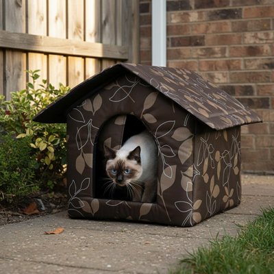 Maison chat extérieur
