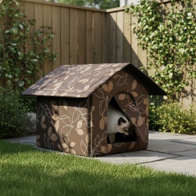 Maison chat extérieur