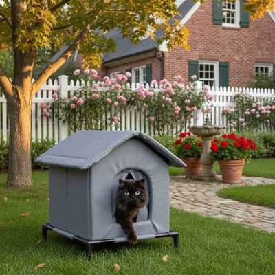 Niche exterieur pour chat 
