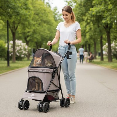  transport pour chat​ poussettes